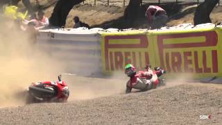 2014 WSBK Laguna Seca  TissotSuperpole highlights [upl. by Certie]