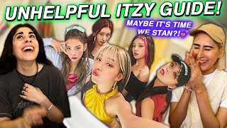 AN UNHELPFUL GUIDE TO ITZY 🤪💓 REACTION [upl. by Africah]