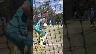 Starc v Labuschagne in a cracking nets battle 👀🔥 [upl. by Nirhtak966]