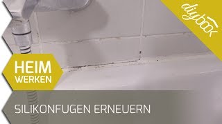 Silikonfugen im Bad erneuern Wenn sich Schimmel in den Fugen breit macht [upl. by Rosene163]