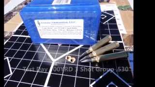 30 378WBY UltraVel 4200 AZ AMMO CUSTOM RIFLE and a Barnes TTSX Bullet test rev3 [upl. by Yebloc]