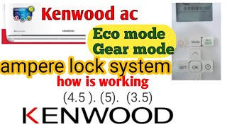 Kenwood acinverter Eco modegear mode how to operate [upl. by Silber]