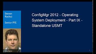 ConfigMgr 2012 Operating System Deployment Part IX Standalone USMT [upl. by Yatnoed]