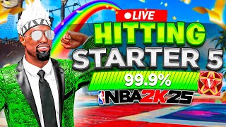 HITTING STARTER 5 in 2X REP EVENT in NBA 2K25 FullStream NEW INSANE BUILD BEST BUILD in NBA 2K25 [upl. by Josi471]