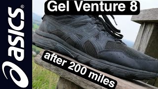 Asics Gel Venture 8 Review after 200 Miles [upl. by Laurens]