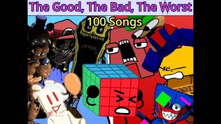 Rating 100 Friday Night Funkin Fan Songs The best and worst of FNF Part 24 [upl. by Anora422]