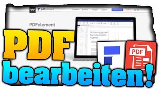 PDF Dateien bearbeiten erstellen zusammenfügen und in Word umwandeln Tutorial [upl. by Nylorahs]