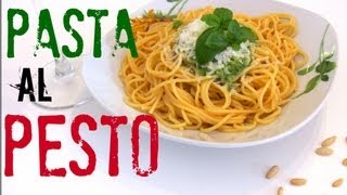 Cómo preparar pasta al pesto fácil Pesto pasta easy [upl. by Hebel]