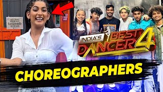 Indias best dancer 4 Choreographers  IBD 4 all choreographers name [upl. by Nniuq76]