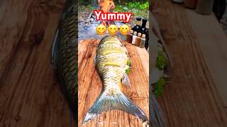 Rosted Fish 😋 fish rostedfish shortsvideo [upl. by Annavoig]