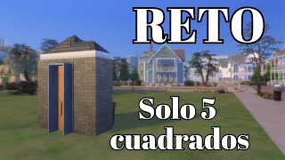 Reto Sims 4 SOLO 5 cuadrados 5 minutos y 5000 simoleones  Calendario de Adviento [upl. by Tate]