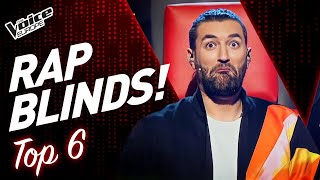 Most INSANE RAP and Hip Hop Blind Auditions on The Voice  TOP 6 [upl. by Shiroma]