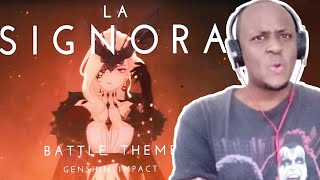 Genshin Impact Reaction  LA SIGNORA THEME All Phases  Genshin Impact OST [upl. by Juli]