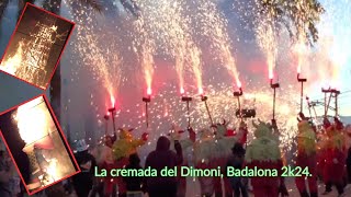 La Cremada del Dimoni  Festes de Maig  Badalona 2024 La Badalona que ens agrada [upl. by Sauls]