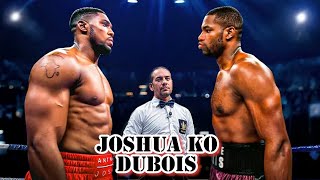 Anthony Joshua vs Daniel Dubois Full Fight Boxing Highlights [upl. by Boyes879]