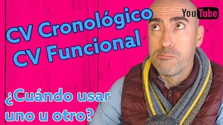 📑 Cuando Usar un Curriculum Cronológico y Cuando uno Funcional 🤷‍♂️ [upl. by Gwynne]