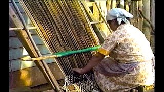 Artesanía Textil Mapuche  Clase 4 Construcción de telar y tejido de un Pontro [upl. by Nivlen]