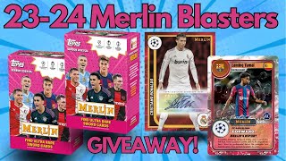 202324 Topps Merlin Blaster Boxes GIVEAWAY [upl. by Dnalevelc310]