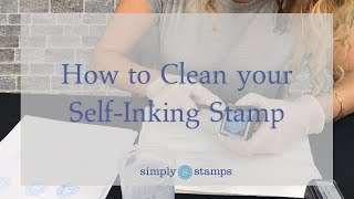 How to Clean your SelfInking Stamp [upl. by Davis]