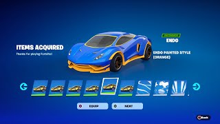 How To Get Endo Bundle NOW FREE In Fortnite Unlocked Endo Customizable Car [upl. by Ynobe]