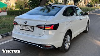 New Volkswagen Virtus 2023 🔥 Highline 10L AT TSi  Rs 1468L  Most Detailed Walkaround Review [upl. by Abrams]