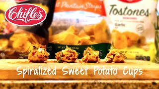 Chifles Spiralized Sweet Potato Cups [upl. by Amocat]