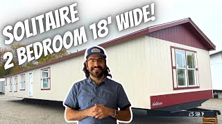 Solitaire Homes 218 Full Tour  18 Single Wide Manufactured Home  2 Bed  2 Bath [upl. by Lekram792]