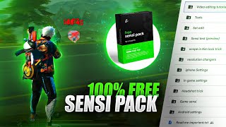 This pack can improve your gameplay next level 🇧🇷  Sensi Pack v10 ⚙📁 [upl. by Ellered]