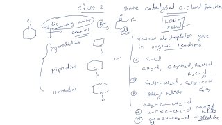 Base Catalysed CC Bond Formation  Class 2 StorkEnamine reaction [upl. by Holland20]