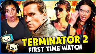 TERMINATOR 2 JUDGMENT DAY Movie Reaction  Arnold Schwarzenegger  Linda Hamilton  James Cameron [upl. by Lekram]