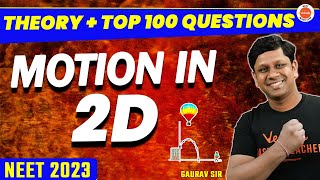 Kinematics Class 11 Physics  Motion in 2D  Theory amp Complete Question Practice for NEET 2023 [upl. by Eaner403]