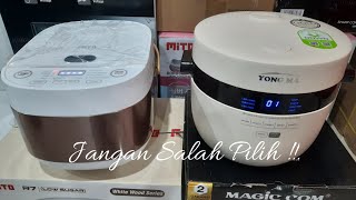 Rice Cooker Low Carbo Yong Ma vs Mito Mana Pilihan Terbaik  lowcarbo lowsugar [upl. by Jew]