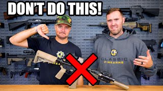 Top 5 Things Not To Do To Your AR15 [upl. by Notlok]