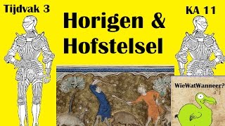 Hofstelsel en horigen  Tijdvak 3 KA 11 [upl. by Lindell]