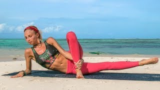 Best Leg Toning Workout ♥ 10 Minute Glutes amp Thighs  Maldives [upl. by Etteniotna]