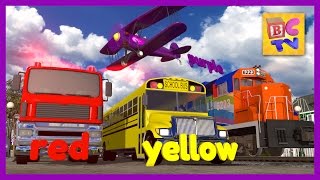 Color Train  Learn Colors with Trains and Vehicles for Kids [upl. by Seafowl590]