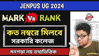 JENPUSUG Cut Off Marks 2024  Safe Score For JENPUSUG 2024  Mark vs Rank JENPUS 2024 [upl. by Izaak149]