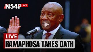 South Africa Parliament LIVE Today  President Ramaphosa Takes Oath In Office  News54 🇿🇦 [upl. by Nilkcaj]