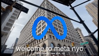 the meta nyc intern experience pt 1 [upl. by Llerad443]