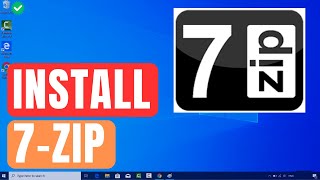 How to Install 7Zip on Windows 10  How to Download and Install 7Zip on Windows PC Laptop [upl. by Chrisy243]