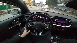 2023 Kia ProCeed GTLine 15 TGDi A7 160HP  POV Test Drive [upl. by Oinotnaocram441]