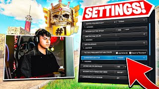 1 WARZONE PRO  BEST SETTINGS [upl. by Also]