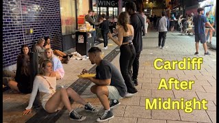 Cardiff After Saturday Midnight 2  UK Nightlife  England Nightlife [upl. by Clite]