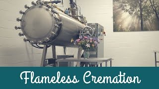 Flameless Cremation Water Cremation Alkaline Hydrolysis Facility and Explanation [upl. by Amairam]