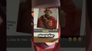 Soldier from Team Fortress 2 Appears in a French Textbook shorts gaming game tf2 teamfortress2 [upl. by Hpejsoj]