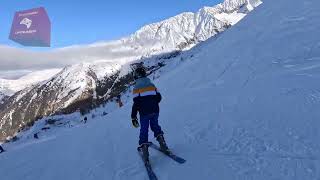 Mont Blanc 15  Chamonix Skiing  GRANDS MONTETS part 1 [upl. by Choo183]