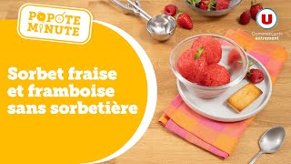 Une recette de sorbet sans sorbetière  c’est dans Popote Minute [upl. by Oiceladni]