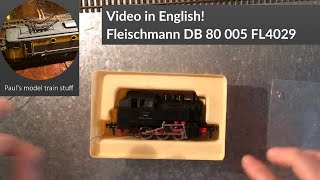 Fleischmann DB 80 005 FL4029 Video in English [upl. by Amadas]