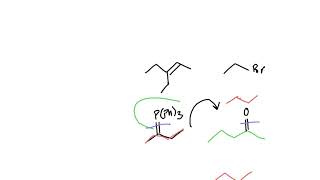 Provide the complete reaction mechanism to synthesize 3 ethyl 2 pentene via a Wittig reaction starti [upl. by Eiramanit]