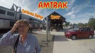 Amtrak Roomette tour California Zephyr Superliner Train [upl. by Eninaj404]